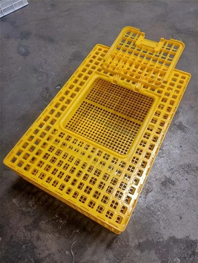 ลังไก่พลาสติกแบบพลิกฝาครอบ